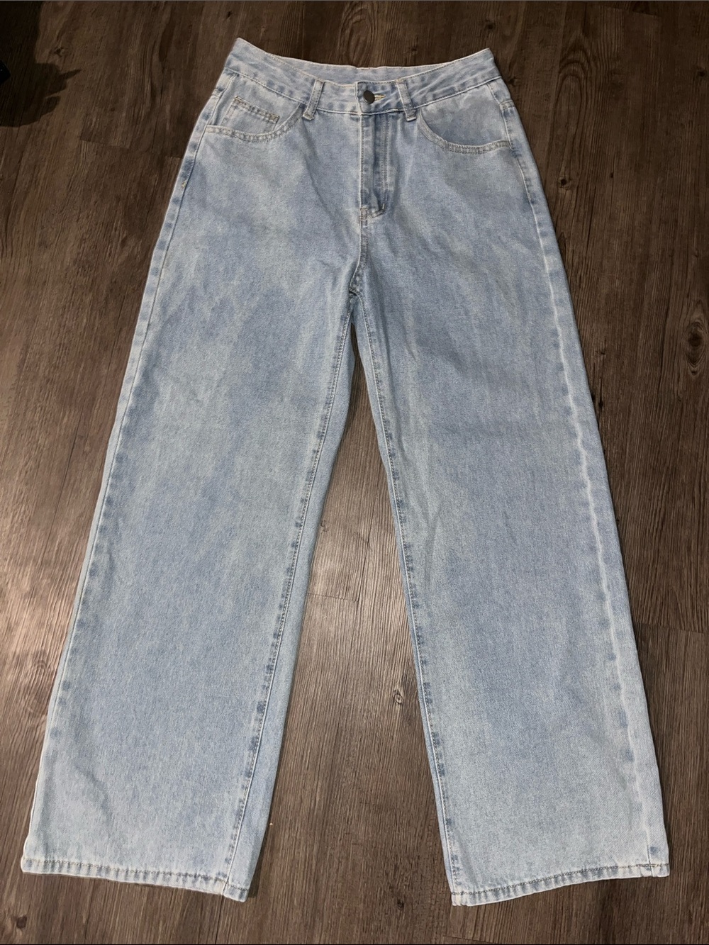NOVA BLUE Light Blue Boyfriend Jeans With Bows